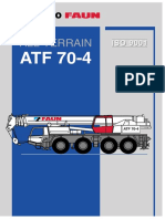TADANO  FAUN Loadchart  - abbaques grue mobile ATF70-4