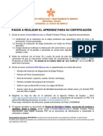 PASO A PASO PARA EL PROCESO DE CERTIFICACIÓN