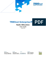 TRBOnet Radio Allocation User Guide v5.6 PDF