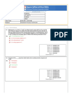 Participant test results for Assistant Process Technician position