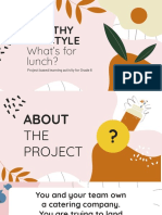 What's For Lunch? Grade 6 Presentation PDF