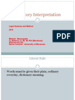 Statutory Interpretation 1 PDF