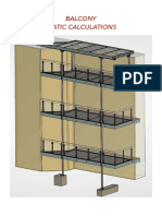 BALCONY Static Calculations