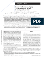 Association of Sex Hormones, Aging, and Atrial Fibrilation in Men - Framinghham Heart Study