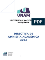 Directiva de Amnistia Academica 2023 PDF