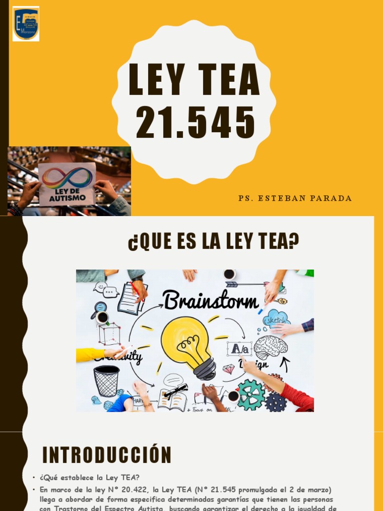 Ley TEA 21.545: Inclusión y Derechos | PDF | Invalidez | Espectro autista