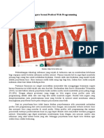 Artikel Bela Negara Profesi Web Programming - Memberantas Hoax