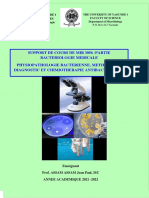 Cours de Mib 3056 Bacteriologie Medicale PDF