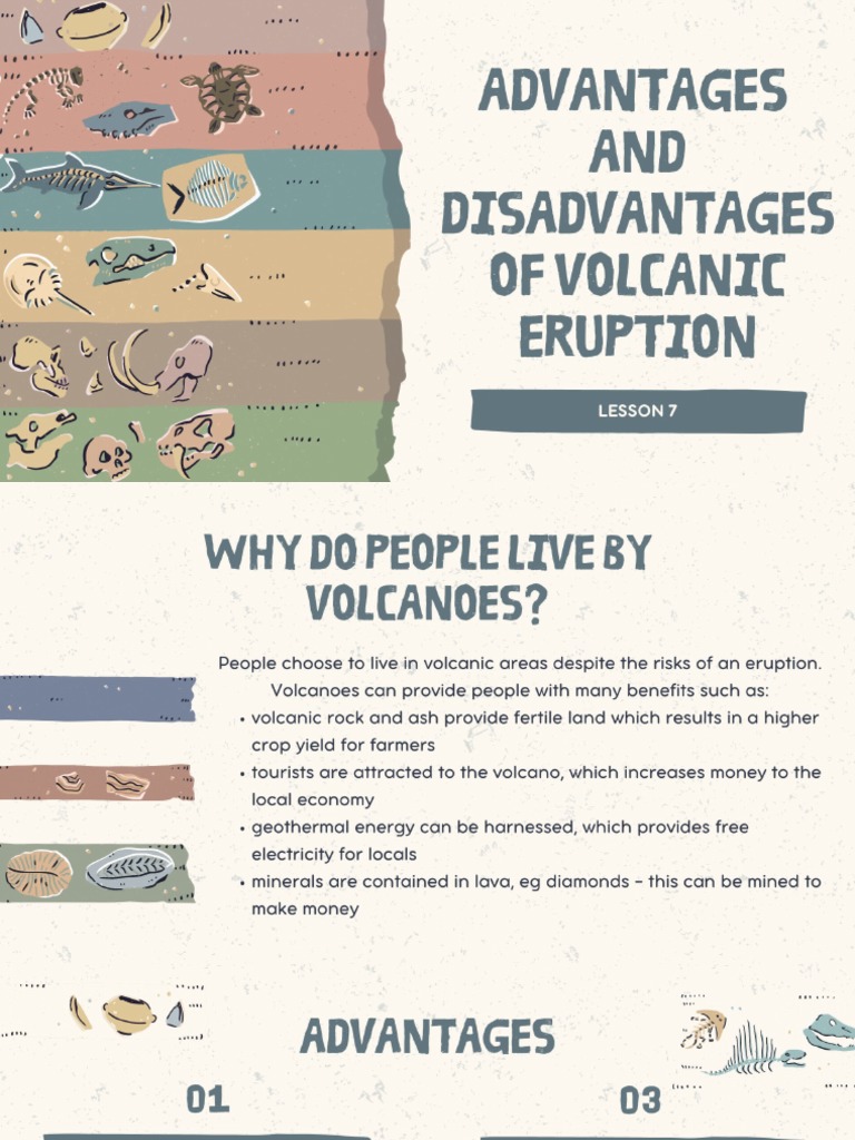 Lesson 7 Advantages and Disadvantages of Volcanic Eruptions PDF