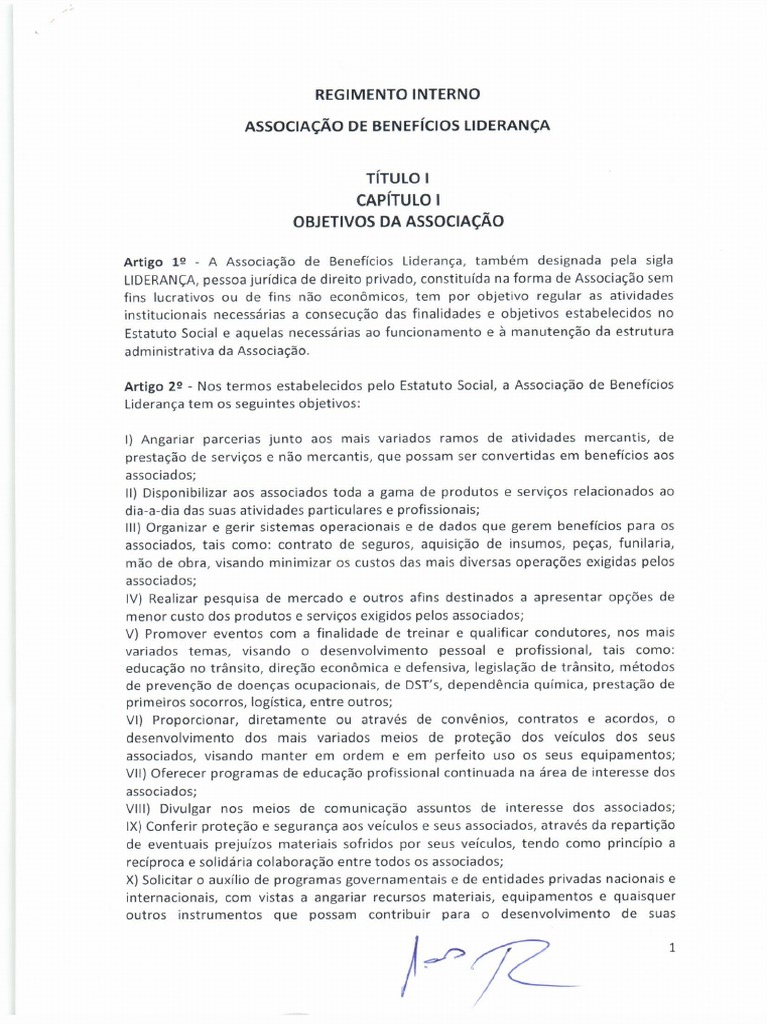 Regimento Interno PDF | PDF