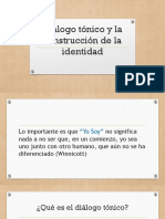 4° Sesión Dialogo Tónico y La Construcción de La Identidad