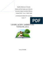 Legislaciones Ambientales Venezuela