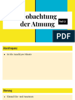 Beobachtung Der Atmung