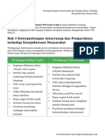 Ketergantungan Antarruang Dan Pengaruhnya Terhadap Kesejahteraan Masyarakat