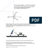 AULA DE VETORES E ESTÁTICA DO PONTO MATERIAL