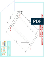 Dimension y Dsitribucion de Niples de Panel Solar Blue