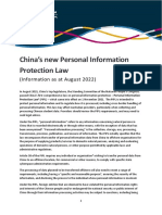 China's new PIPL data law guide