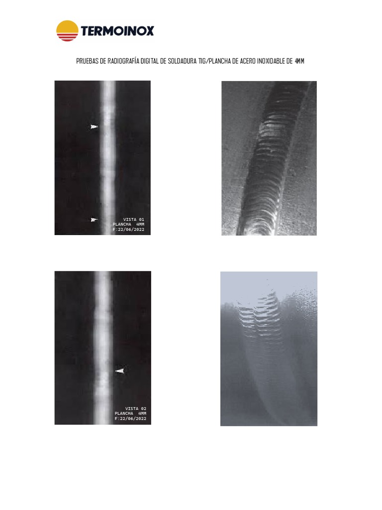Pruebas de Soldadura Tig | PDF