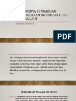 Pentingnya Pengakuan Kemerdekaan Indonesia Oleh Negara Lain