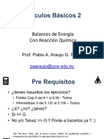 Balances de Energía Con Reacción Química