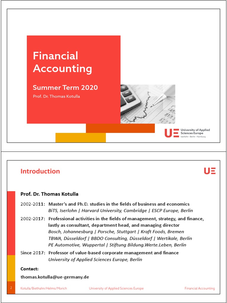 Financial Accounting Script PDF | PDF | Debits And Credits | Balance Sheet