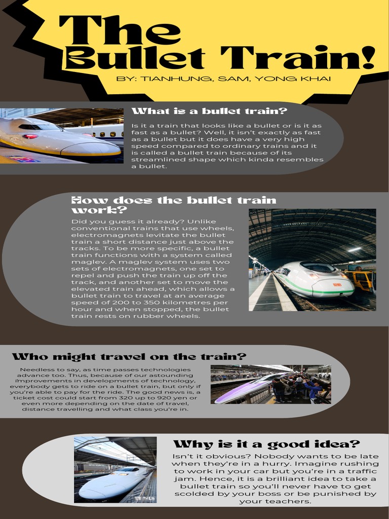 How Does The Bullet Train Work? PDF Train High Speed Rail