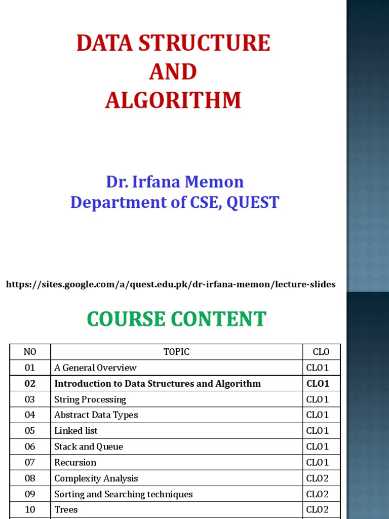 Chapter 2 Introduction DSA | PDF | Algorithms | Computer Program