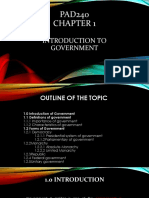 Pad240 - T1 - Introduction To Govt and Politics