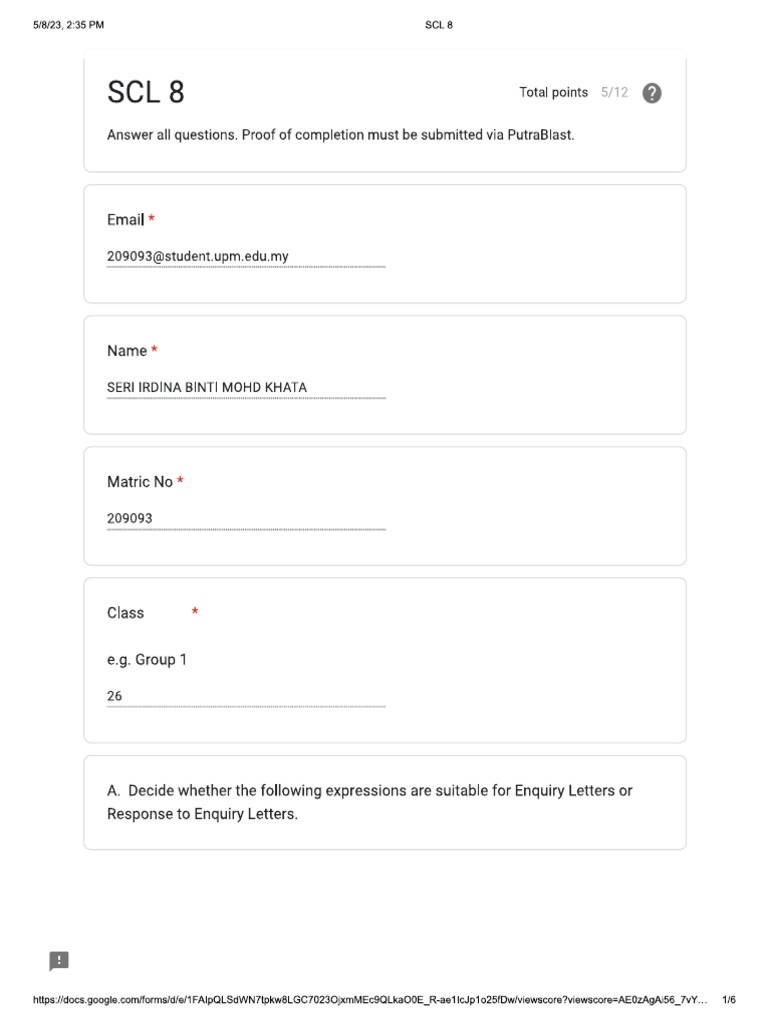 SCL 8 - 209093 PDF | PDF