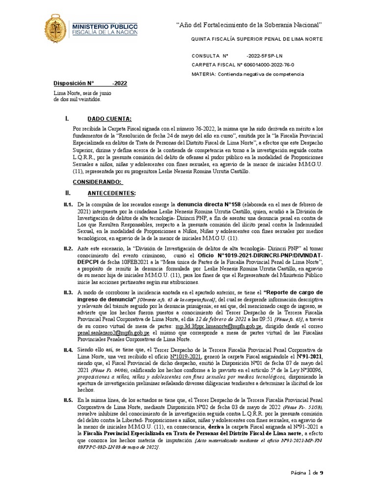 Contienda Negativa de Competencia Fiscal | PDF