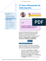 2 Fase - Búsqueda de Información