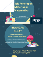 Analisis Penerapan Materi Matematika