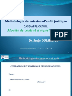 CADEV - Formation Audit Jur - Modèle Contrat D'audit