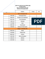 JADWAL KEGIATAN Penegak