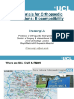 CL - Biomaterials For Orthopaedic Applications-Biocompability