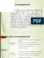 Diseño de Investigacion - Contenido