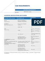 LANGUAGE REQUIREMENTS PoliTo 2020-21