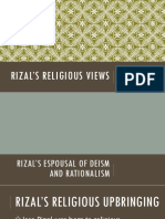 Rizal's Religious Views