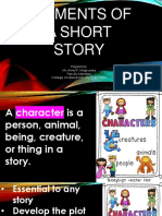 Phil. Lit Elements of A Short Story PDF