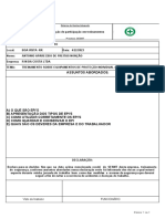 Declaração de Treinamento EPI's.