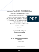 Ep - Calidad - Empresa Arrocera - Sanchez Medina Alicia