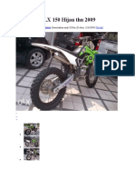 Kawasaki KLX 150 Hijau THN 2009.