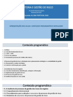 Power Point AUDITORIA E GESTÃO DE RISCO 2023 Fev APD (Guardado Automaticamente) PDF