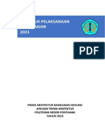 Panduan Tugas Akhir D4 Arsitektur Bangunan Gedung 2023-Rev1