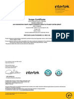 RCS CERTIFICATION SCOPE