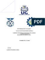 Universidad de Guayaquil Facultad de Ingeniería Química Carrera Ingeniería en Sistemas de Calidad y Emprendimiento Ingeniería en Producción
