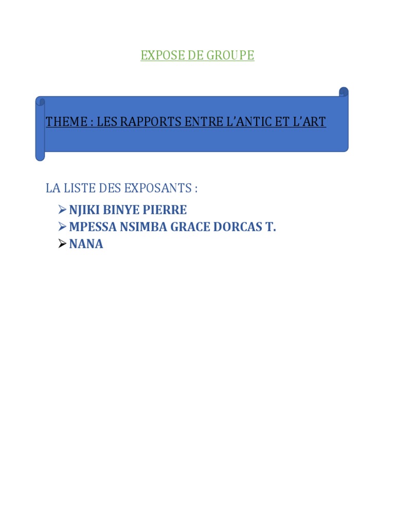 Expose de Groupe PDF | PDF | Sécurité | Technologies de l'information ...
