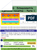 Ejercicios Resueltos Unidad 6 - Estequiometría Parte1 PDF