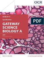 Specification Accredited Gcse Gateway Science Suite Biology A j247 PDF