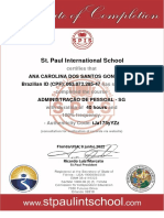Administração de Pessoal - sg1 - Certificado de Conclusão Internacional
